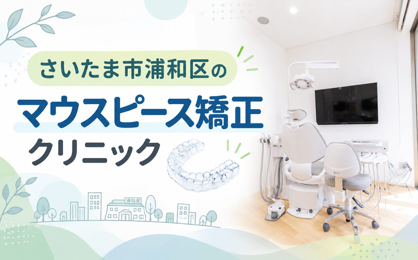 さいたま市浦和区のマウスピース矯正クリニック